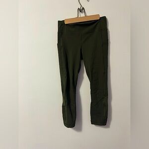 Lululemon Army Green Leggings